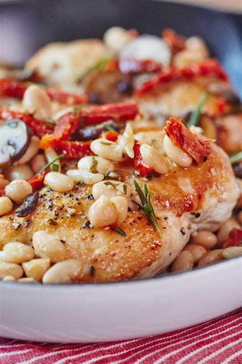 The best oven rotisserie chicken breast cookingwithk.net. Recipe: Tuscan Chicken and Mushroom Skillet | Kitchn