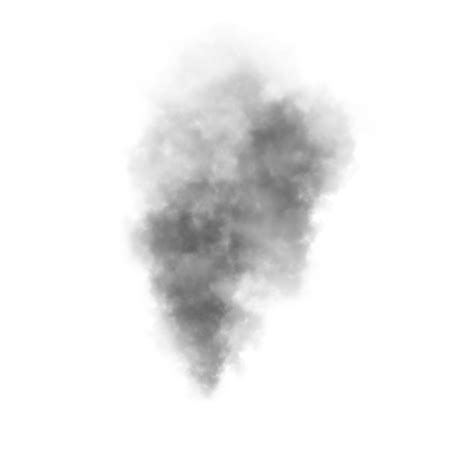 White And Black Steam Smoke Effect Isolated On Transparent Background