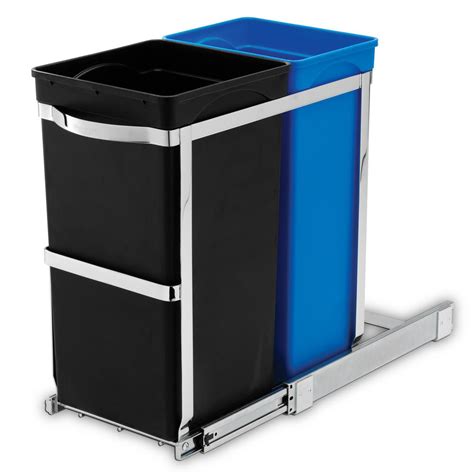 Is there a pull out kitchen trash can? simplehuman 35-Liter Commercial-Grade Under-Counter Pull ...