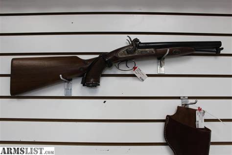Armslist For Sale Pedersoli Howdah Hunter With Buttstock 20 Ga Pistol