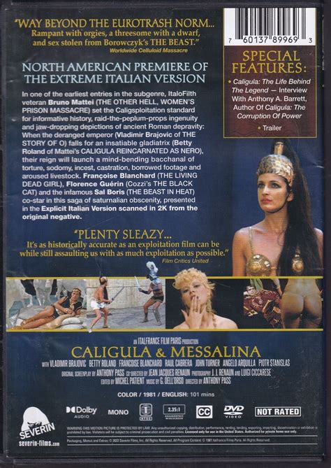Caligula And Messalina Dvd 1981 2022 Y1 760137899693 Ebay