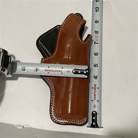 Desantis 016 44 Frame Dual Angle Hunter Tan Leather Belt Holster