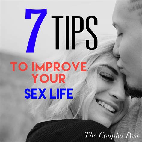 Tips To Improve Your Sex Life