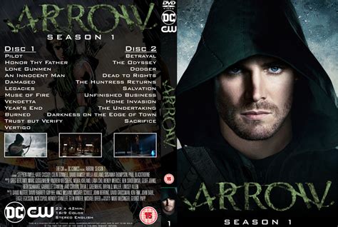 Arrow Season 1 Dvd Cover By Wario64i On Deviantart