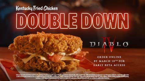 Buying A Kfc Double Down Sandwich Gets You Diablo Iv Early Access Beta