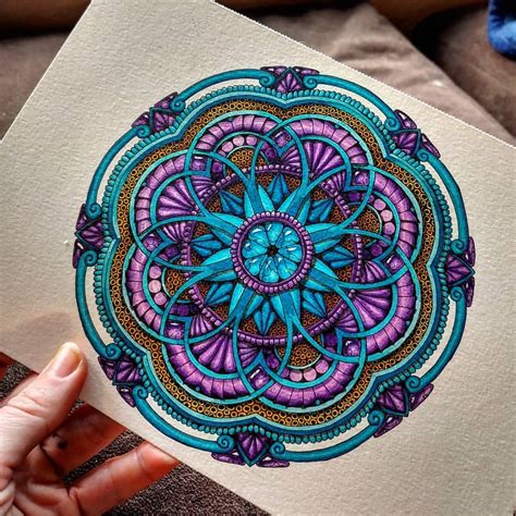 Instagram Mandala Art Outdoor Blanket Mandala