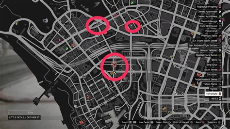 Gta V Armored Car Locations Map Supercars Gallery