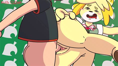 Rule 34 Animal Crossing Animated Ass Blush Bottomless Canine Clothed