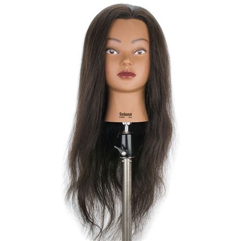 Selena 30 Super Long 100 Human Hair Cosmetology Mannequin Head By