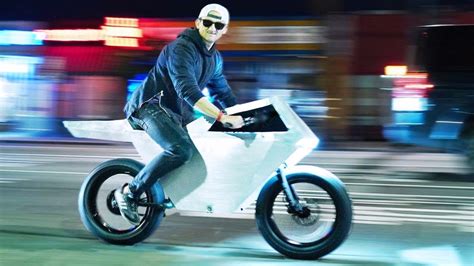 Worlds First Tesla Cyberbike Youtube