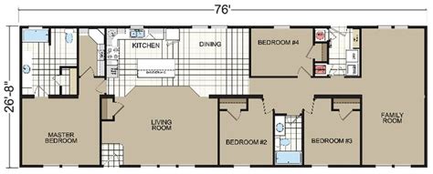 Floor plan of Champion Homes Mobile / Manufactured Home ...