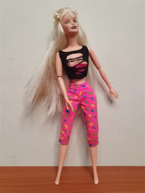 Vintage 1993 Glitter Hair Mattel Barbie Doll 2348 Picclick