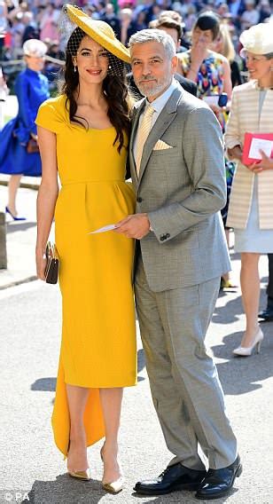 The yellow stella mccartney dress amal clooney wore to the royal wedding in may is now available to purchase for $2,000. Amal Clooney and husband George lead the best celebrity ...
