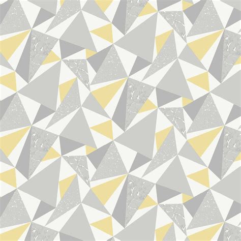 A Fun And Vibrant Wallpaper Featuring A Design Of Stylised Triangles