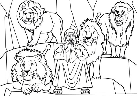 Daniel And The Lions Den Free Printables