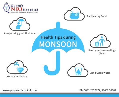 Health Tips During Monsoon Queens Nri Hospital For More Tips Visit