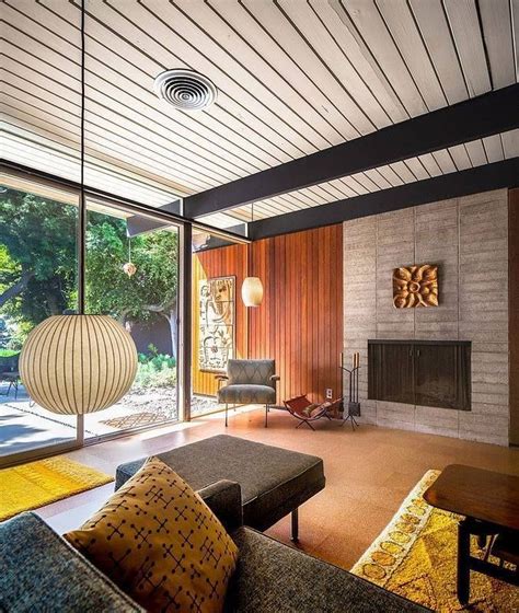 Stunning Modern Mid Century Living Room Design SWEETYHOMEE
