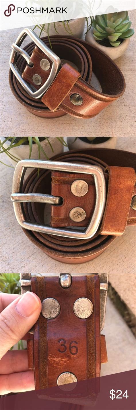 Abercrombie And Fitch Brown Leather Belt Leather Brown Leather Belt Brown Leather