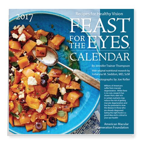Foods Good For Eye Health 2017 Feast For The Eyes Calendar AMDF