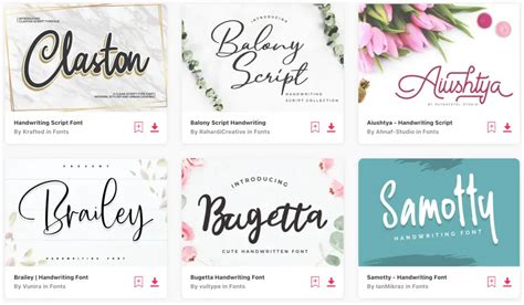 30 Best Handwriting Fonts For Graphic Design Branding And Logos