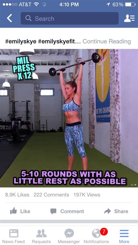 Exercise Emily Skye Workout Upper Body Workout At Home Workouts