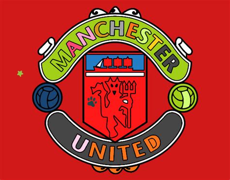 Dibujo De Escudo Del Manchester United Pintado Por En El