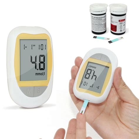 Contec Kh Blood Glucose Monitor Health Aid Glucometer Lancets Kit