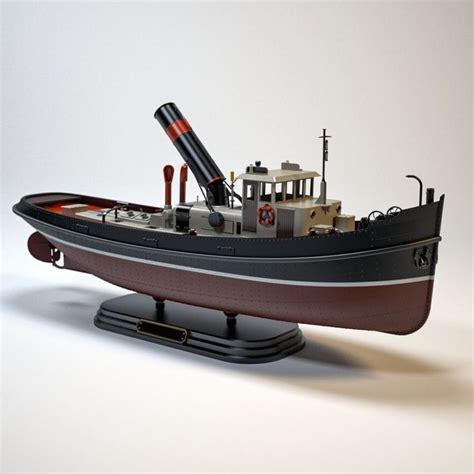 Dutch Steam Tugboat Model Kit 3d Print Model Model Kit 3d Printing