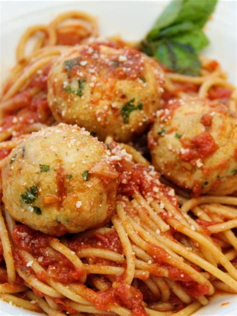 Spaghetti And Turkey Meatballs Recipe Tasty Pasta Turkey Meatballs