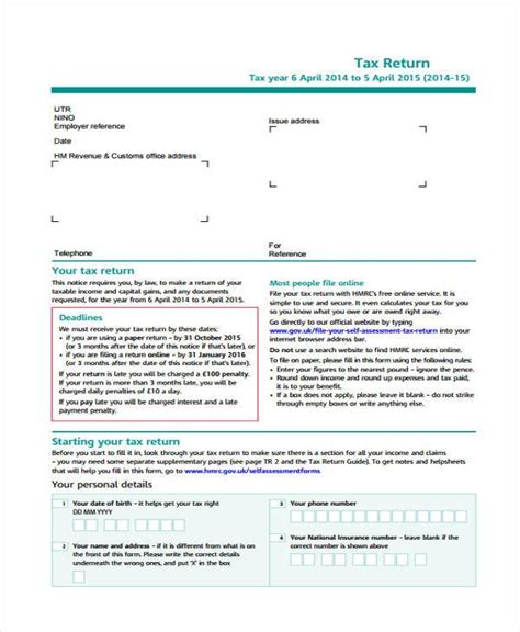 Prepare federal and state income taxes online. FREE 9+ Self-Assessment Forms in PDF | MS Word | Excel