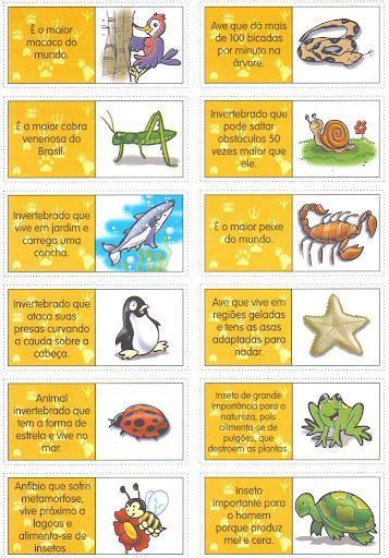 Jogo: dominó dos animais mamíferos! | Atividades de ciência para