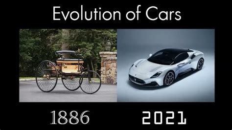 The Evolution Of Cars 1886 To 2021 Youtube
