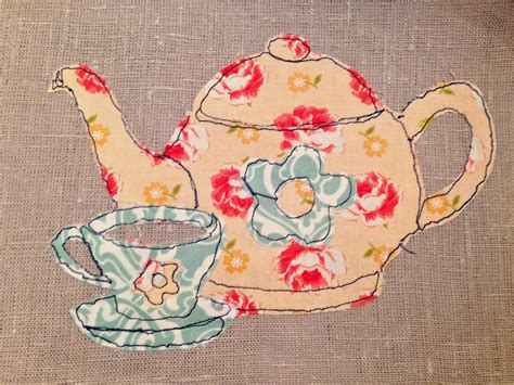 Royal present embroidery offers only upscale free machine embroidery designs. CRAFTY RED: A Free Motion Embroidery Teapot and cup