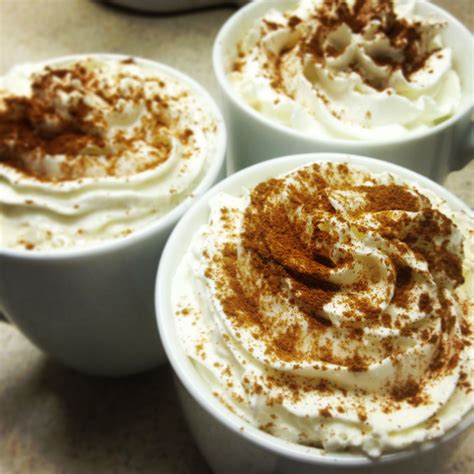 Coffee With Creamer Whipped Cream And A Sprinkle Of Cinnamon Yummy
