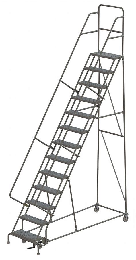 120 In Platform Ht 10 In Platform Dp Rolling Ladder 15f020