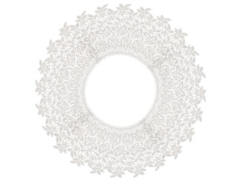 White Lace Frame Png