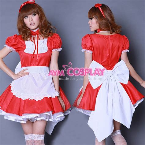 lockable satin sissy maid dress uniform tailor made [g1612] in women s sets from women s