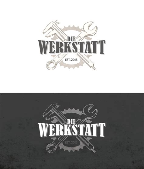 Logo Design Für Die Werkstatt Im Vintage Style Logo Design