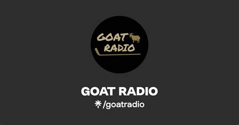 Goat Radio Twitter Instagram Tiktok Linktree