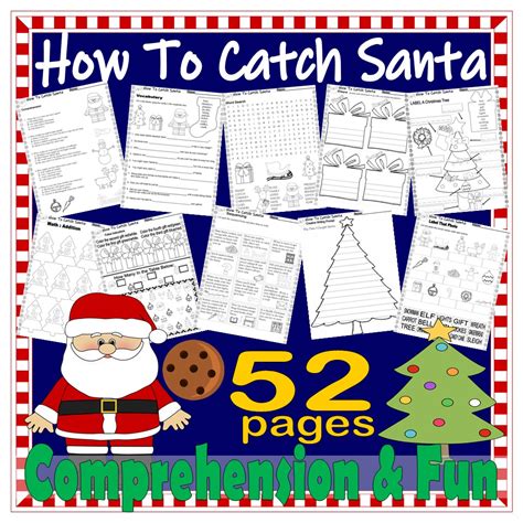 How To Catch Santa Christmas Book Study Companion Reading Comprehension