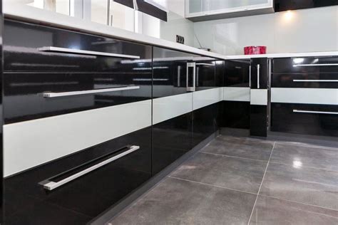 A modern interpretation of the classic martini glass; High Gloss Kitchen | Bars for home, Glass cabinet doors, Gloss cabinets