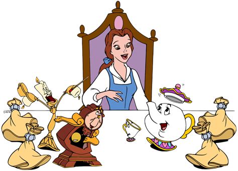 Check spelling or type a new query. Beauty and the Beast Group Clip Art | Disney Clip Art Galore