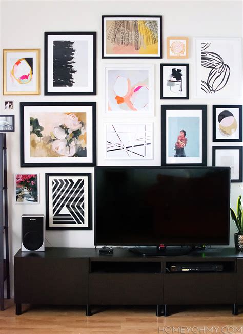 How To Plan And Hang A Gallery Wall Homey Oh My