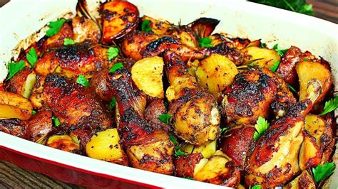 These mouthwatering pork chop recipes (think baked, grilled and even fried) are so flavourful, you won't believe they can be made in under half an hour. One Pan Roasted Chicken and Potatoes Recipe - Easy Delicious Roasted Chicken and Potatoes - Love ...