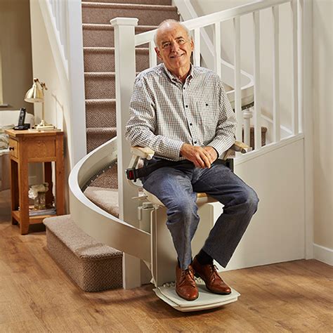 Stairway chair lifts are medically designed devices for disabled individuals. Curved Staircase Stairlift - Acorn