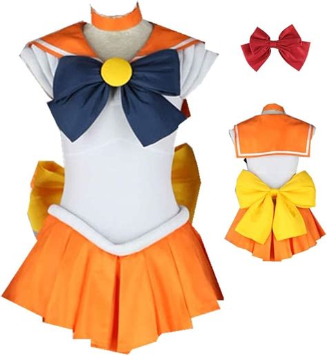 youyi sailor moon sailor venus halloween cosplay costume aino minako cosplay wig