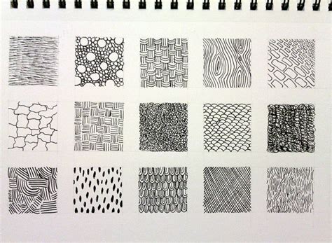Textures drawing drawn hand sketchbook patterns draw texture sketch drawings assignments idea morteza these hands sketches assignment sketching created amount. pen-ink-textures-2 | Pencil shading techniques, Texture ...