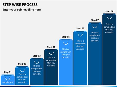 Step Wise Process Powerpoint Template Sketchbubble