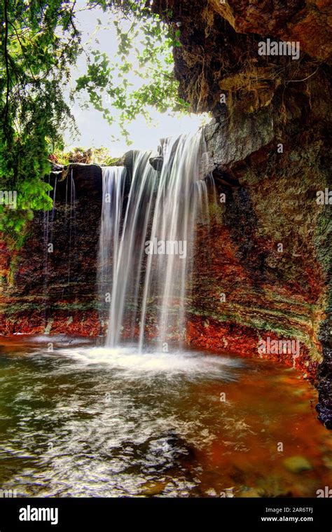 Somerset Waterfalls Stock Photo Alamy