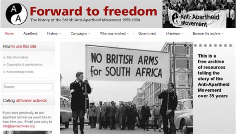 New Online Archive Tells The Story Of Uks Anti Apartheid Movement